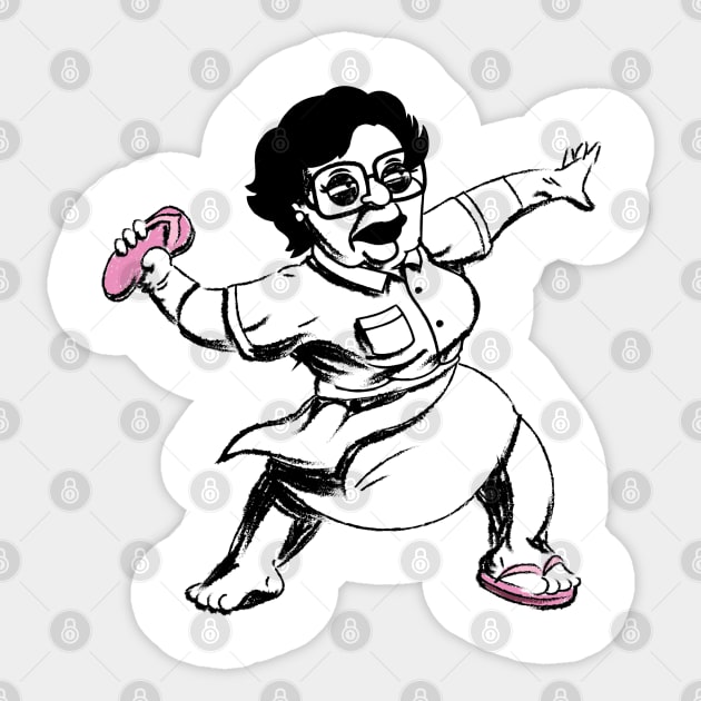 Abuelita Anarchy Sticker by tduffyworld